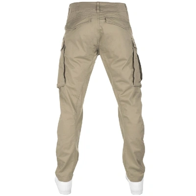 Shop G-star G Star Raw Rovic 3d Tapered Chinos Beige