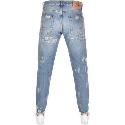 Shop Prps Thunderbird Crop Jeans Blue