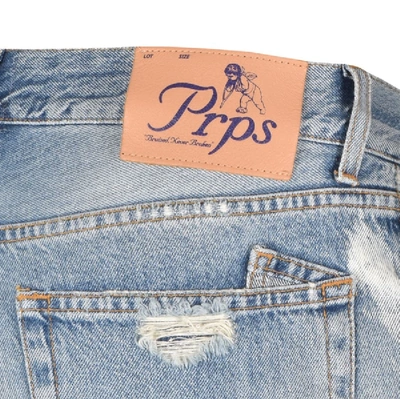 Shop Prps Thunderbird Crop Jeans Blue