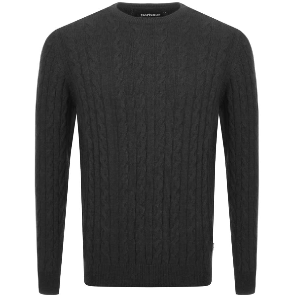 barbour sanda cable knit jumper