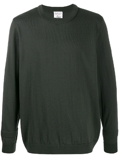 Shop S.n.s Herning Round Neck Jumper In Green