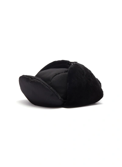 Shop Prada Panelled Gabardine Hat