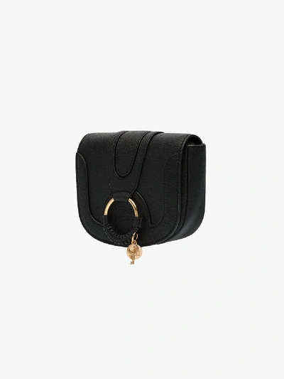 Shop Chloé Black Hana Leather Cross Body Bag