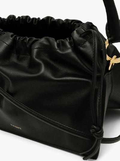Shop Yuzefi Black Bom Leather Tote Bag
