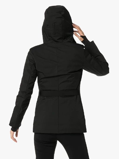 Shop Fusalp Assyla Belted Ski Jacket In Black