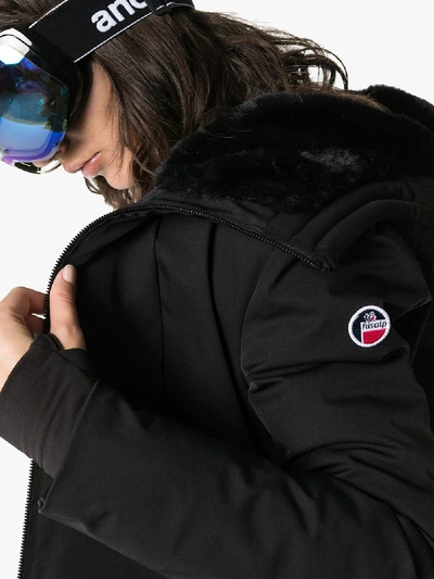 Shop Fusalp Assyla Belted Ski Jacket In Black