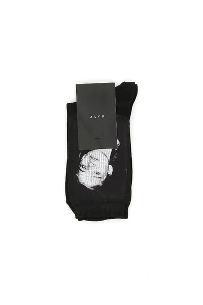 Shop Alyx Stella Socks In Black,white