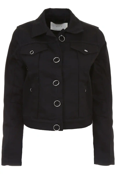 Shop Alyx Denim Jacket In Black