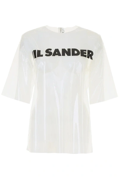 Shop Jil Sander Logo Plexi T-shirt In Black