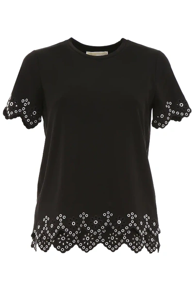 Shop Michael Michael Kors Top With Studs In Black