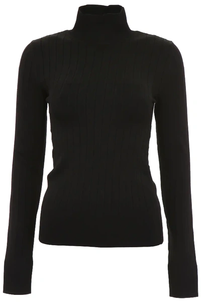 Shop Lanvin Turtleneck Top In Black