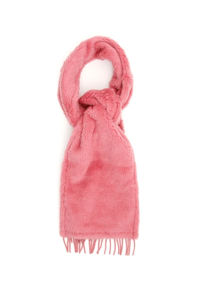 Shop Max Mara Alceste Camel Stole In Pink