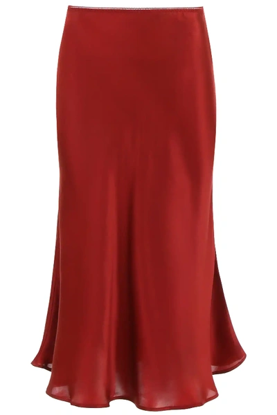 Shop Mes Demoiselles Festin Skirt In Red