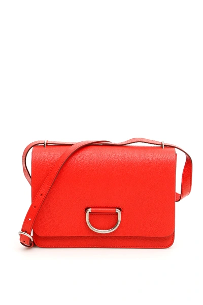 Shop Burberry The D-ring Crossbody Bag In Red