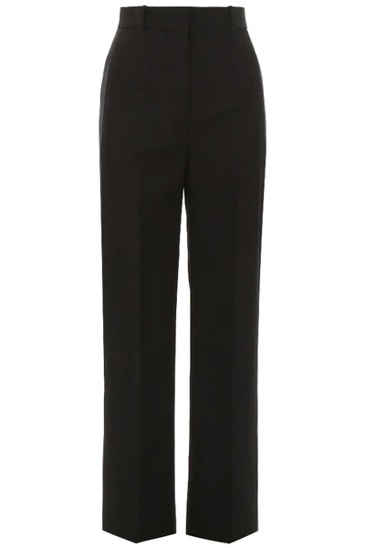 Shop Burberry Stonewood Trousers In Black