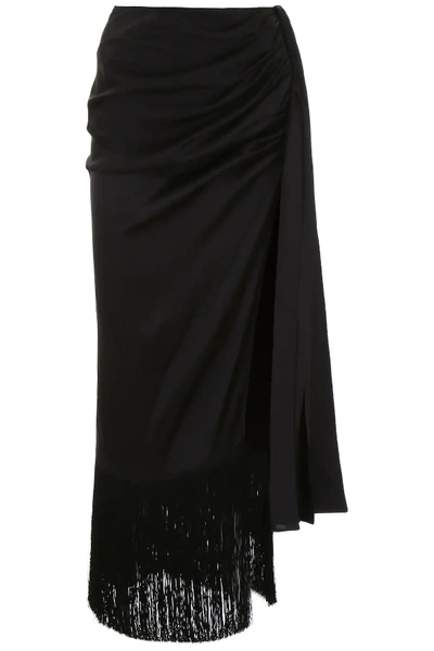 Shop Magda Butrym Asti Skirt In Black