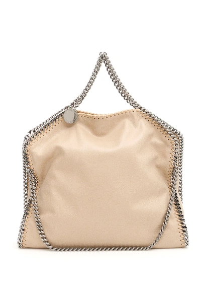 Shop Stella Mccartney 3 Chain Falabella Tote Bag In Beige