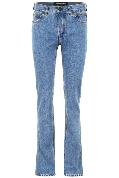 Shop Calvin Klein 205w39nyc Jeans Five Pockets In Blue