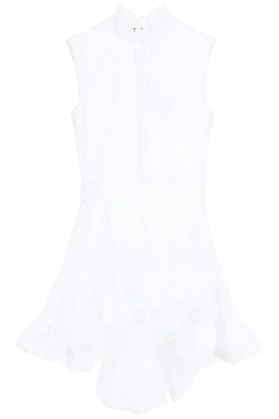 Shop Alexander Mcqueen Ruffled Shirt In White