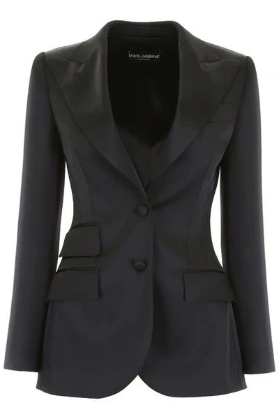 Shop Dolce & Gabbana Single-breasted Jacket In Black