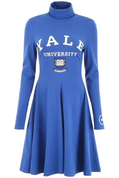 Shop Calvin Klein 205w39nyc Yale University Dress In Blue