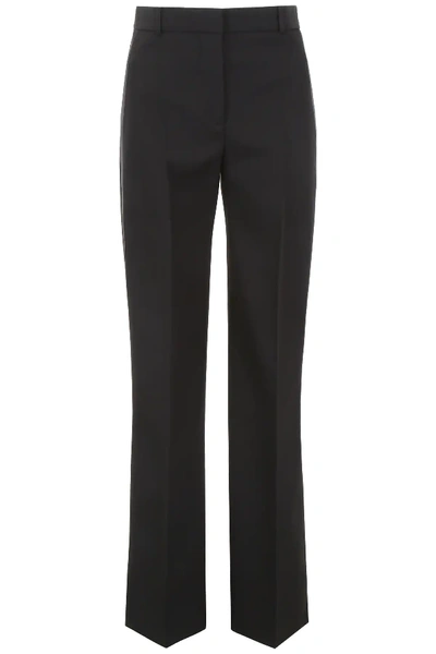 Shop Burberry Stonewood Trousers In Black
