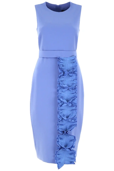 Shop Max Mara Morina Dress In Blue