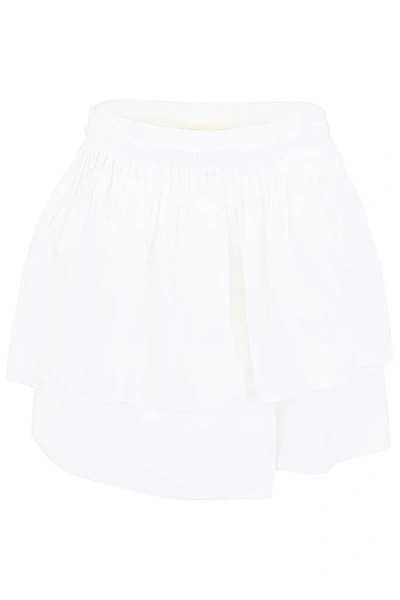 Shop Ulla Johnson Pleated Alice Skirt In White