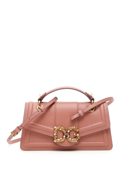 Shop Dolce & Gabbana Dg Amore Bag In Pink