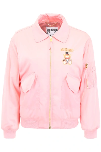 Shop Moschino Circus Teddy Bear In Pink