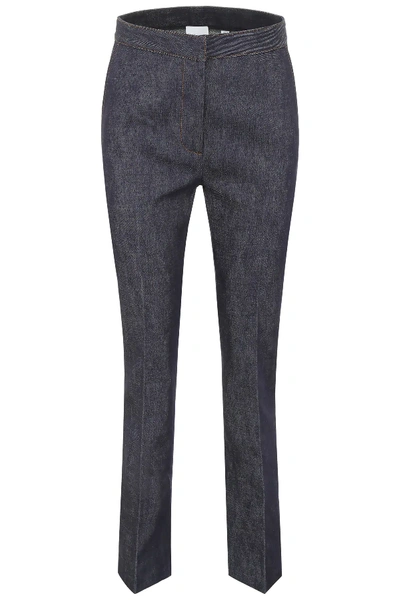 Shop Burberry Straight-leg Jeans In Blue