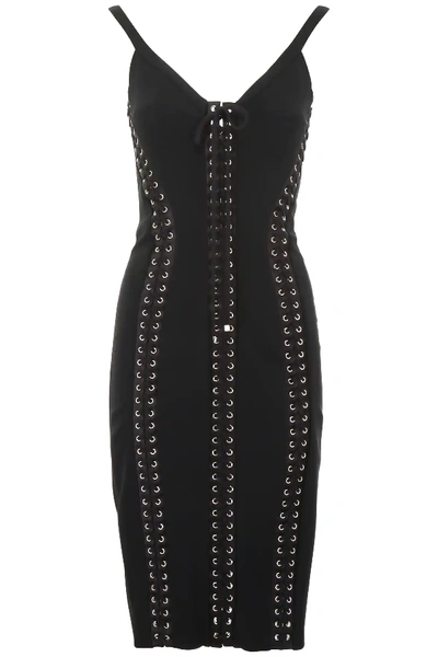 Shop Dolce & Gabbana Bustier Dress In Black