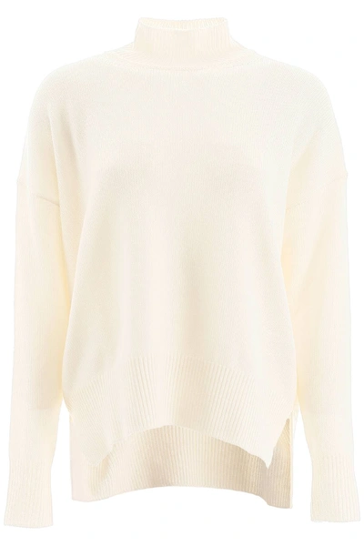 Shop Jil Sander Cashmere Pullover In White