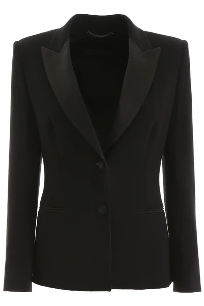 Shop Max Mara Eliadi Tuxedo Jacket In Black