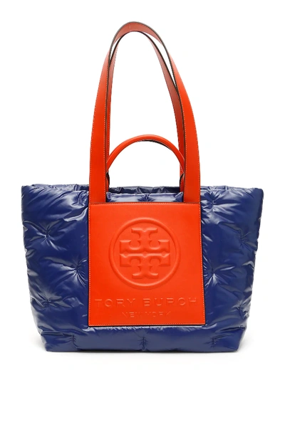 Shop Tory Burch Perry Bombe Tote Bag In Orange,blue,purple