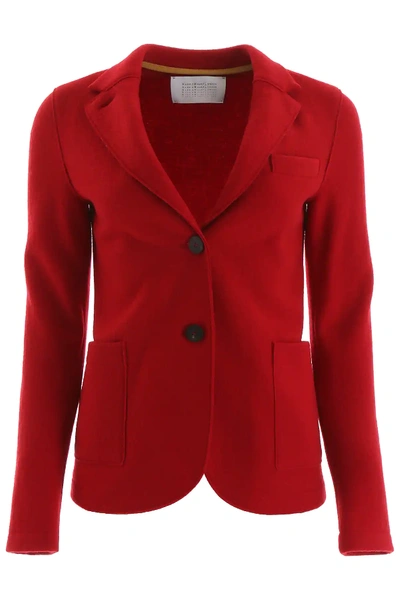 Shop Harris Wharf London Single-breasted Jacket In Red