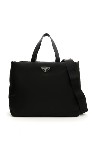 Shop Prada Medium Tote Bag In Black