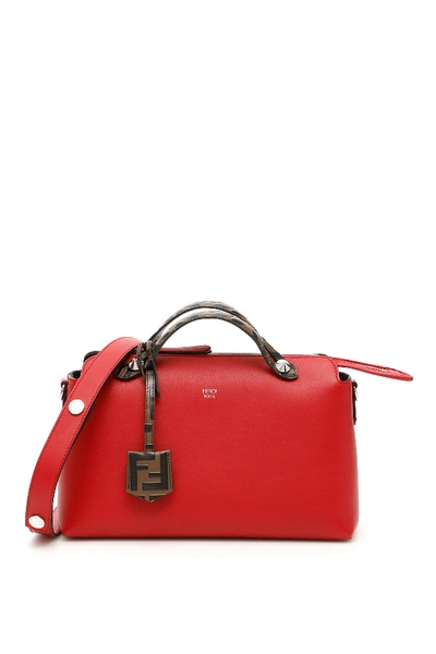 Shop Fendi By The Way Ff Bag In Red