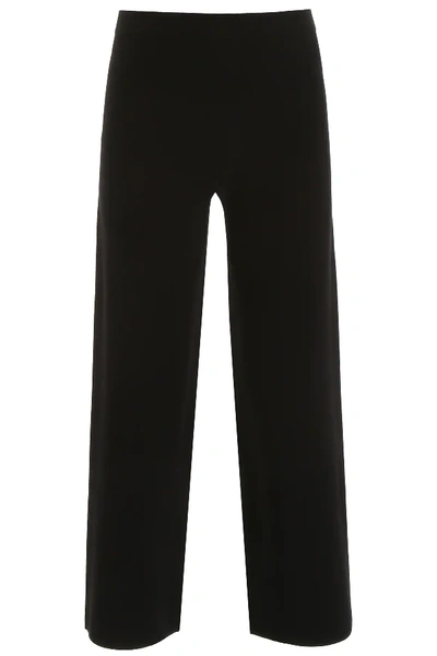 Shop Max Mara Ariccia Trousers In Black