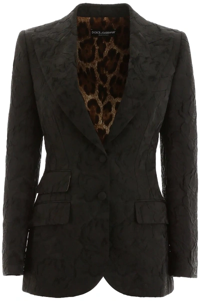 Shop Dolce & Gabbana Turtlington Jacket In Black