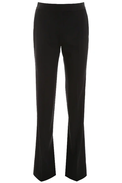 Shop Stella Mccartney Wool Trousers In Black