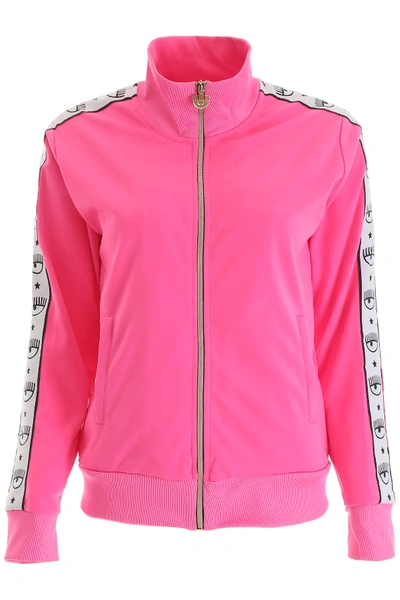 Shop Chiara Ferragni Logomania Sweatshirt In Pink