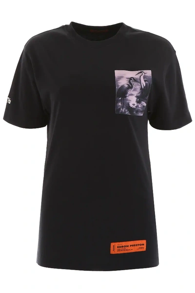 Shop Heron Preston Heron T-shirt In Black