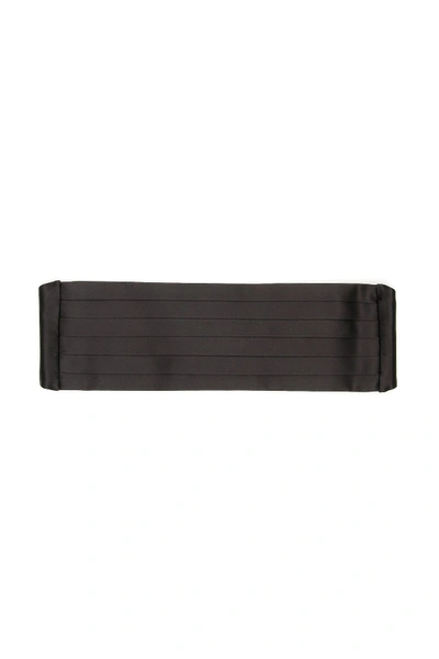 Shop Saint Laurent Tuxedo Band In Black