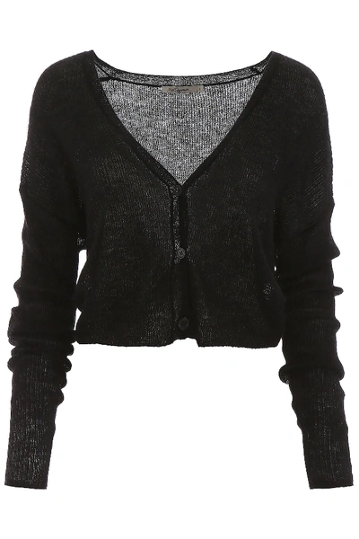 Shop Mes Demoiselles Shym Cardigan In Black