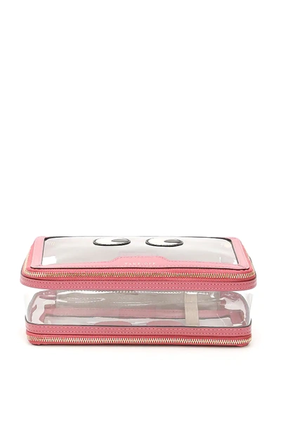 Shop Anya Hindmarch Travel Pouch In Pink