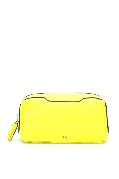 Shop Anya Hindmarch Girlie Stuff Pouch In Yellow