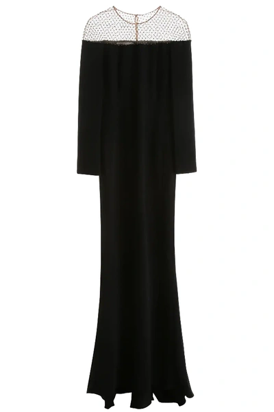 Shop Stella Mccartney Long Evening Dress In Black