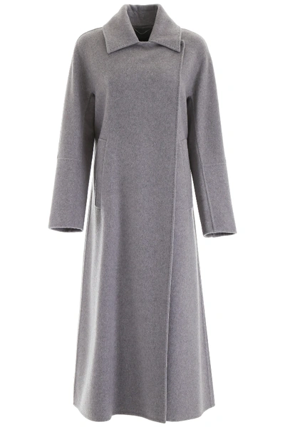 Shop Max Mara Chiara Coat In Grey