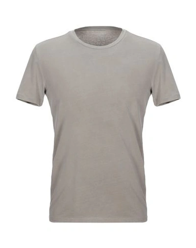Shop Majestic T-shirts In Grey